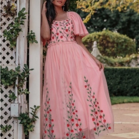 JessaKae Dresses & Skirts - JessaKae Pink Berry Garden Dress